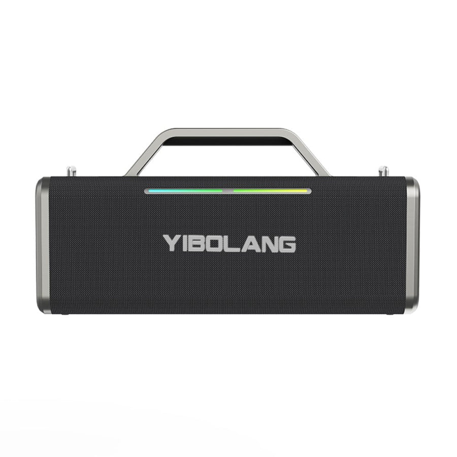 Enceinte Bluetooth Yibolang X49Plus avec deux microphones, couleur noire
