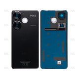 Vitre arrière pour Xiaomi Poco F6 avec objectif - Noir - OEM