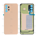 Vitre arrière pour Samsung Galaxy A23 5G A236B avec objectif – Peach – OEM