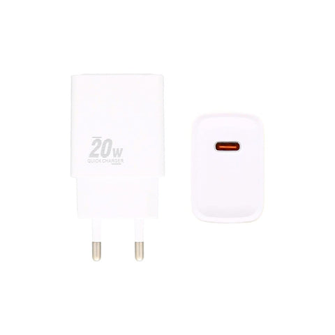 Adaptateur de charge rapide CH2022 USB-C 20 W blanc