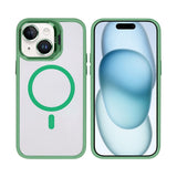 Étui Rixus Classic 03 avec MagSafe pour Apple iPhone 15 vert clair