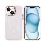 Étui Rixus Classic 03 avec MagSafe pour Apple iPhone 15 Plus rose clair