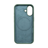 Coque de téléphone souple en TPU Rixus avec MagSafe pour Apple iPhone 16 Plus vert foncé
