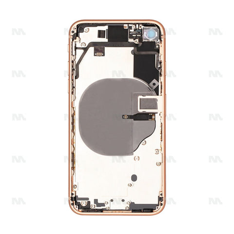 Boîtier pour Apple iPhone 8 avec petites pièces, couleur or, OEM