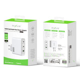 Adaptateur secteur Rixus RXHC140 GaN 140 W blanc