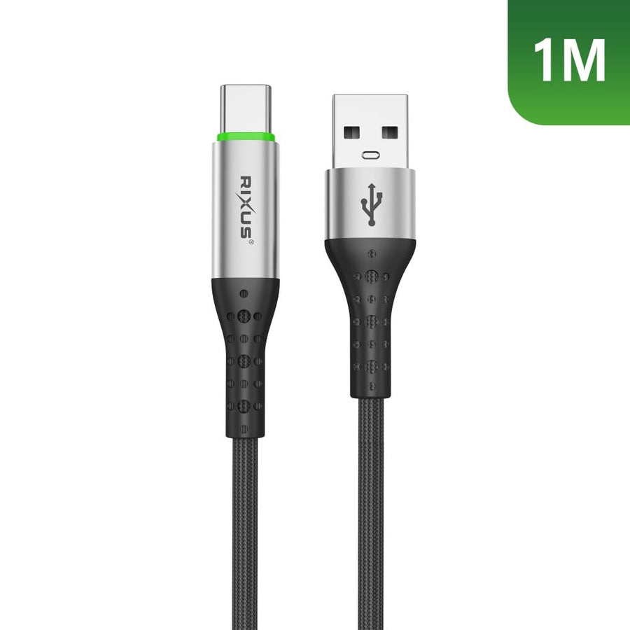 Câble USB-A vers USB-C à déconnexion automatique Rixus RXUC22AC noir