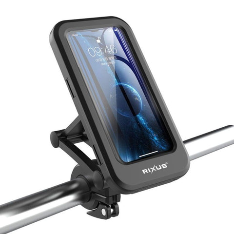 Support pour téléphone étanche Rixus RXHM52 pour vélo, rotation à 360°