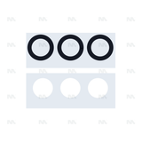 Ensemble d'objectifs pour appareil photo pour Samsung Galaxy S22 Plus S906B (3 pièces) Compatible