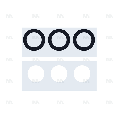 Ensemble d'objectifs pour appareil photo pour Samsung Galaxy S22 Plus S906B (3 pièces) Compatible