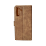 Rixus Bookcase pour Samsung Galaxy A24 4G Marron clair
