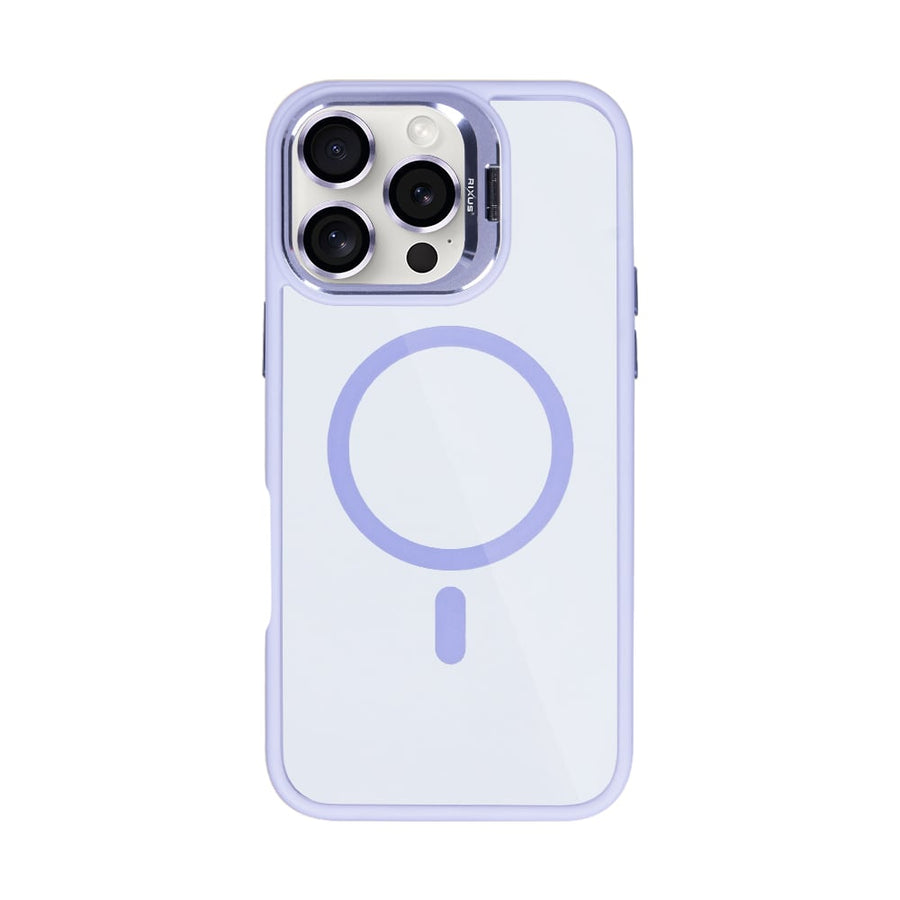 Étui Rixus Classic 03 avec MagSafe pour Apple iPhone 16 Pro violet clair