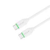 Câble Rixus RX2017 pour synchronisation des données et recharge rapide USB-C vers USB-C 3 m