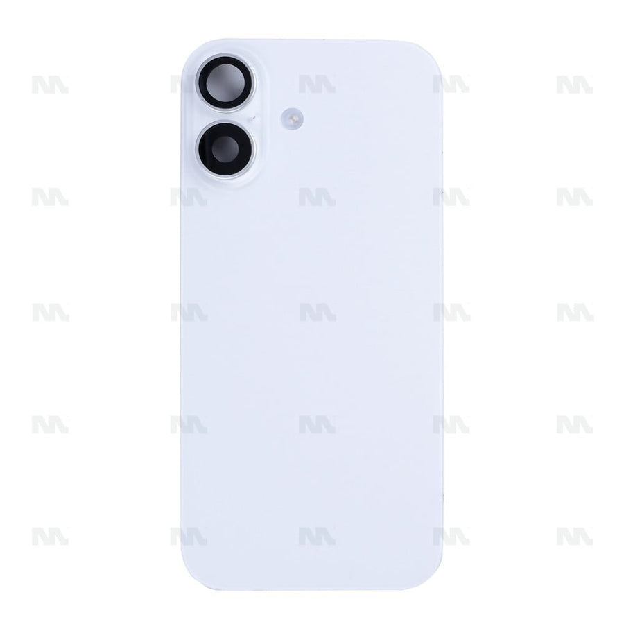 Vitre Arrière avec NFC, cadre de caméra agrandi blanc reconditionné pour Apple iPhone 17