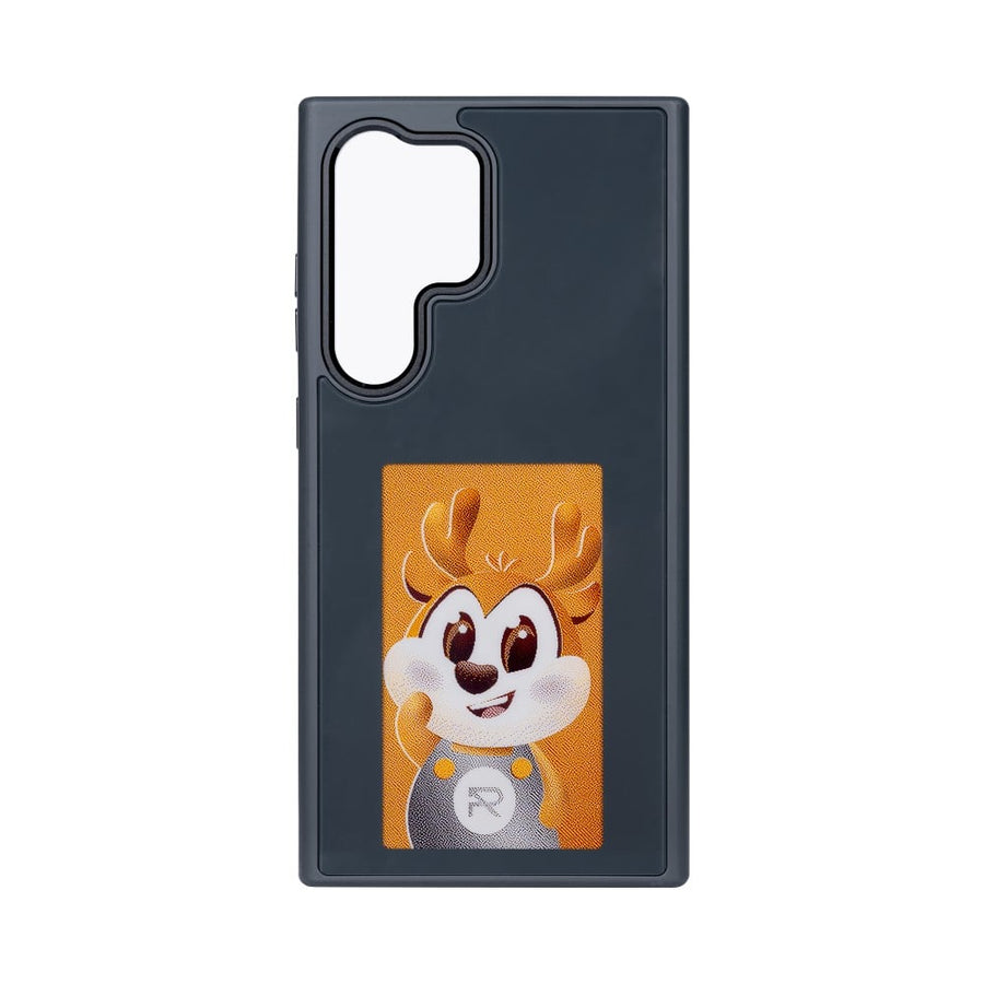 Étui pour téléphone Smart lnk Noir pour Samsung Galaxy S23 Ultra S918B