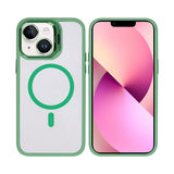 Étui Rixus Classic 03 avec MagSafe pour Apple iPhone 14 vert clair