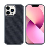 Coque de protection Mag Carbon avec MagSafe pour Apple iPhone 13 Pro Max – Gris titane