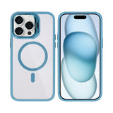 Étui Rixus Classic 03 avec MagSafe pour Apple iPhone 15 Pro bleu clair