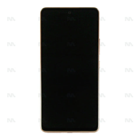 Chassis + Ecran Officiel Service Pack + Vitre pour Samsung Galaxy A53 5G A536B Peach