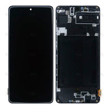 Chassis + Ecran Officiel Service Pack + Vitre pour Samsung Galaxy A71 A715F