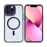 Étui Rixus Classic 04 avec MagSafe pour Apple iPhone 12 Pro violet
