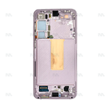 Chassis + Ecran Officiel Service Pack + Vitre pour Samsung Galaxy S23 Plus S916B Lavender