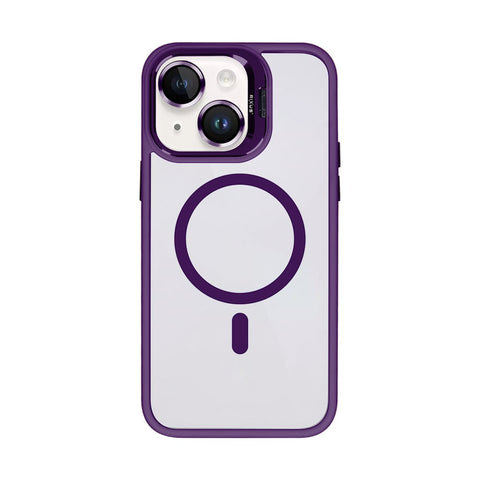 Étui Rixus Classic 03 avec MagSafe pour Apple iPhone 13 Deep Purple