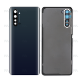 Vitre arrière pour Oppo Reno 3 avec objectif – Noir nuit – OEM