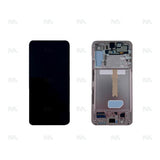 Chassis + Ecran Officiel Service Pack + Vitre pour Samsung Galaxy S22 Plus S906B - Pink Gold