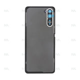 Vitre arrière pour Oppo Reno 3 avec objectif – Noir nuit – OEM