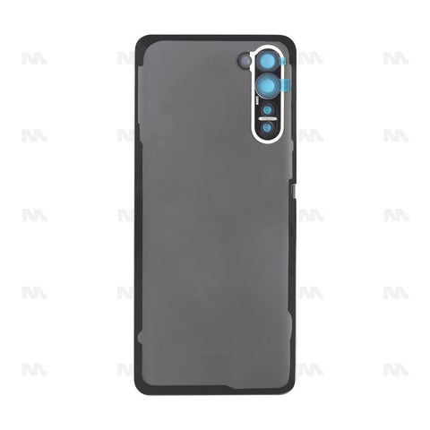 Vitre arrière pour Oppo Reno 3 avec objectif – Noir nuit – OEM