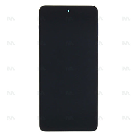 Chassis + Ecran LCD + Vitre pour Motorola Edge 20 Pro (XT2153) (5D68C19375) - Midnight Blue
