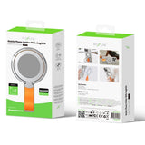 Support pour téléphone portable Rixus RXPH20SO avec MagSafe argent et orange