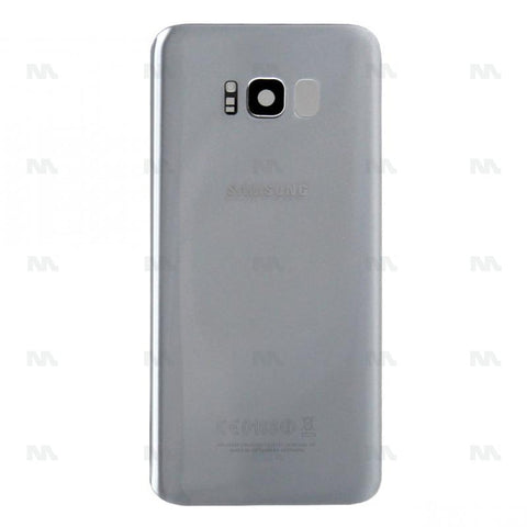 Vitre arrière pour Samsung Galaxy S8 Plus G955F avec lentille argentée OEM