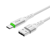 Câble USB-A vers USB-C à déconnexion automatique Rixus RXUC21AC blanc