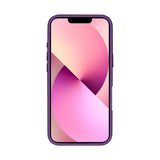Étui Rixus Classic 03 avec MagSafe pour Apple iPhone 12, 12 Pro violet foncé