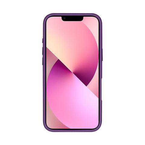 Étui Rixus Classic 03 avec MagSafe pour Apple iPhone 12, 12 Pro violet foncé
