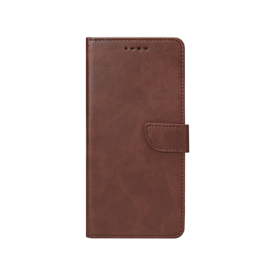 Bibliothèque Rixus pour Samsung Galaxy S23 FE Marron