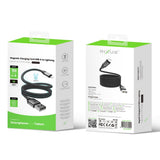 Câble de recharge magnétique Rixus RXUC61AL USB-A vers Lightning 1 m 10 W noir