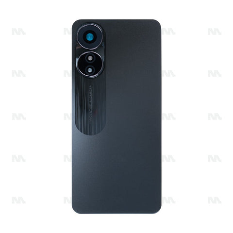 Vitre arrière pour Oppo A78 4G avec lentille noir brumeux OEM