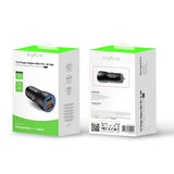 Chargeur voiture Rixus RXCC12 USB-C PD+QC3.0 38 W noir