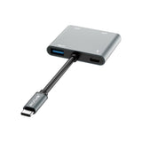 Répartiteur HDMI 4 en 1 Rixus RXHU20 gris sidéral