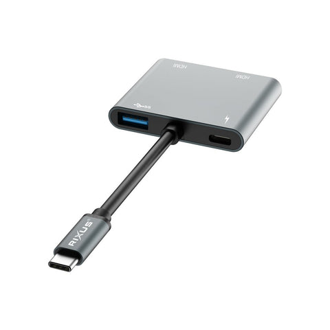 Répartiteur HDMI 4 en 1 Rixus RXHU20 gris sidéral