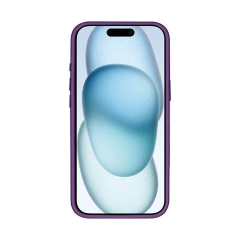 Étui Rixus Classic 03 avec MagSafe pour Apple iPhone 15 Pro Max violet foncé