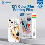 Film d'impression couleur Sunshine SS-057Y DIY (50 pièces)