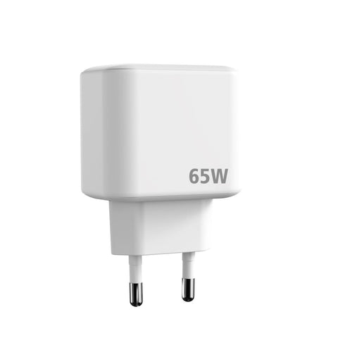 Adaptateur secteur multiport Rixus RXHC67 GaN 65 W blanc