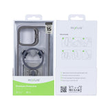 Étui Rixus Classic 03 avec MagSafe pour Apple iPhone 15 Plus Gris titane