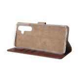 Rixus Bookcase pour Samsung Galaxy A14 5G Marron