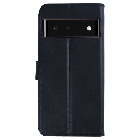 Etui de protection Rixus Bookcase pour Google Pixel 6A - Noir