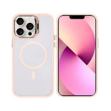 Étui Rixus Classic 03 avec MagSafe pour Apple iPhone 12 Pro Max rose clair