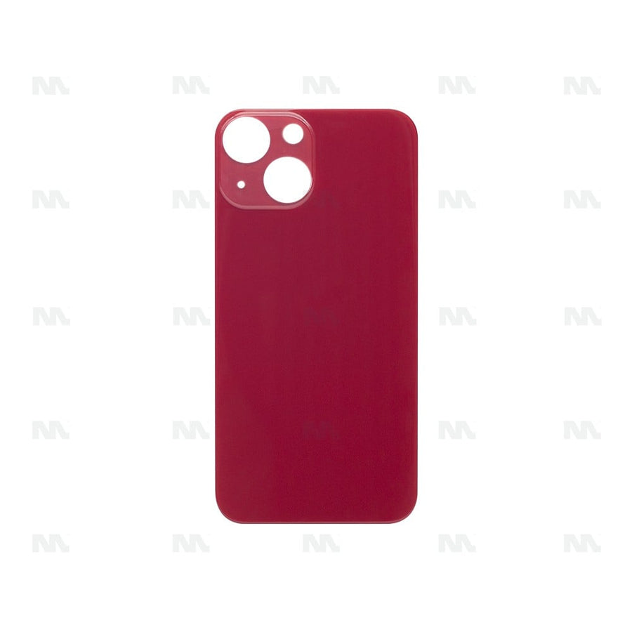 Vitre Arrière avec bloc complet pour Apple iPhone 13 Mini, cadre d'appareil photo agrandi rouge Compatible